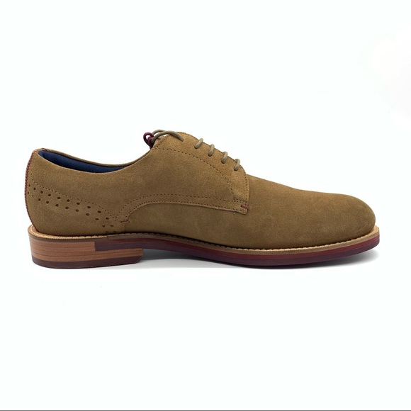 Ted Baker Douglass Suede Derby Oxford Lace Up Shoes US10 EU 43 Taupe Brown main image 10